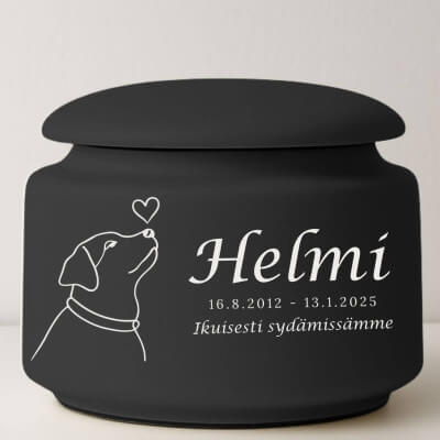 Urne funéraire pour chien personnalisée en...
