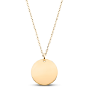 Collier commémoratif rond patte de chien personnalisé – Empreinte de patte, nom & dates gravés
