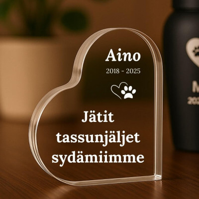 Plaque commémorative chien personnalisée –...