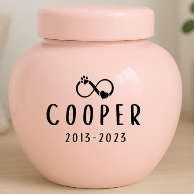 Urne funéraire pour chien personnalisée en...